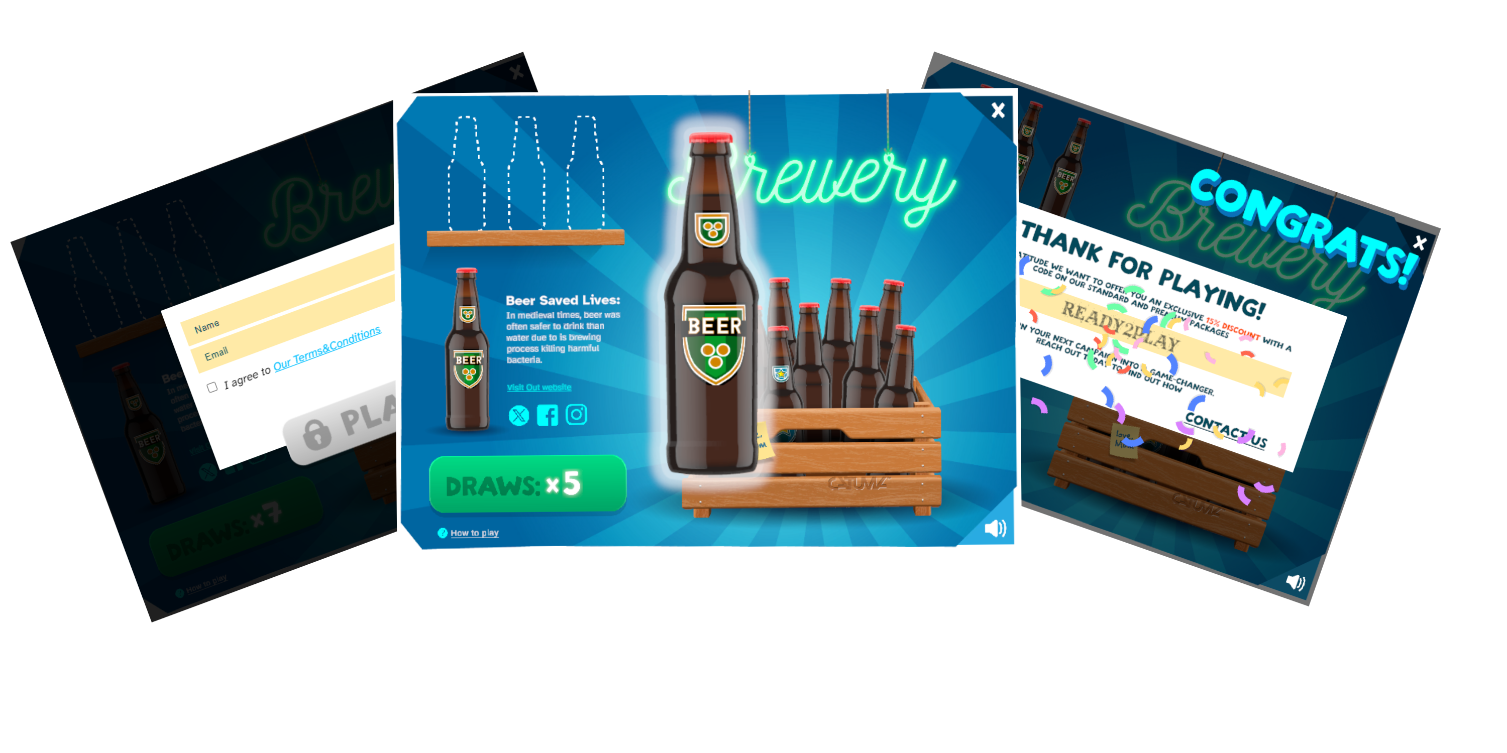 Drink of the day branding and gameplay preview