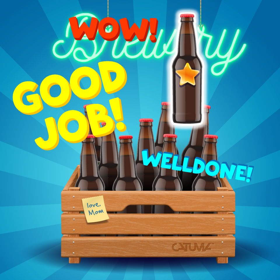 User playing Bottle Quest for interactive brand engagement